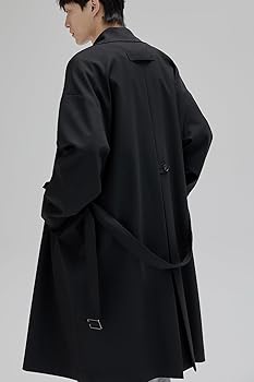 TNS XL コート　ブラック 2024春新作 メンズ服 男女兼用 コート ジャケット アウター